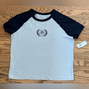 Old Navy Active Girls Cloud 94 Soft Raglan Tee - Size L (10-12) - NWT